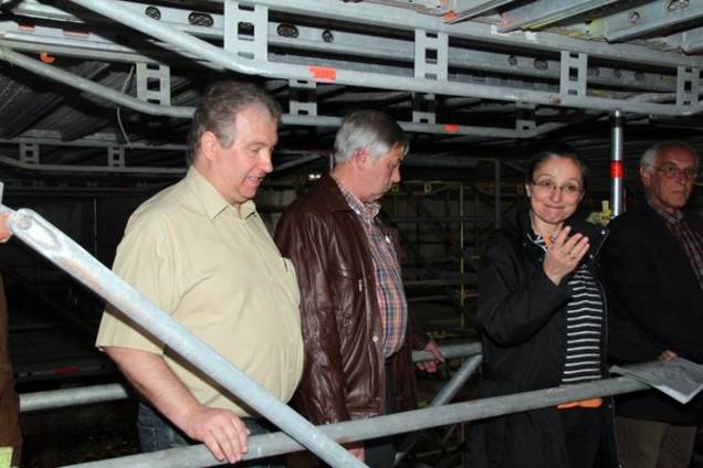 V.li.: Bürgermeister Markus Dollacker, GR Richard Reiser, Carola Setz, GR August Berschneider